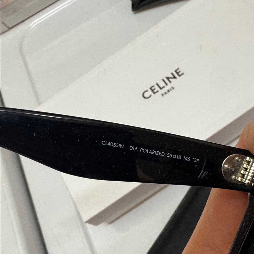 CELINE CL4055IN Sunglasses – Bold Acetate, Minimal Logo - Picture 5 of 7